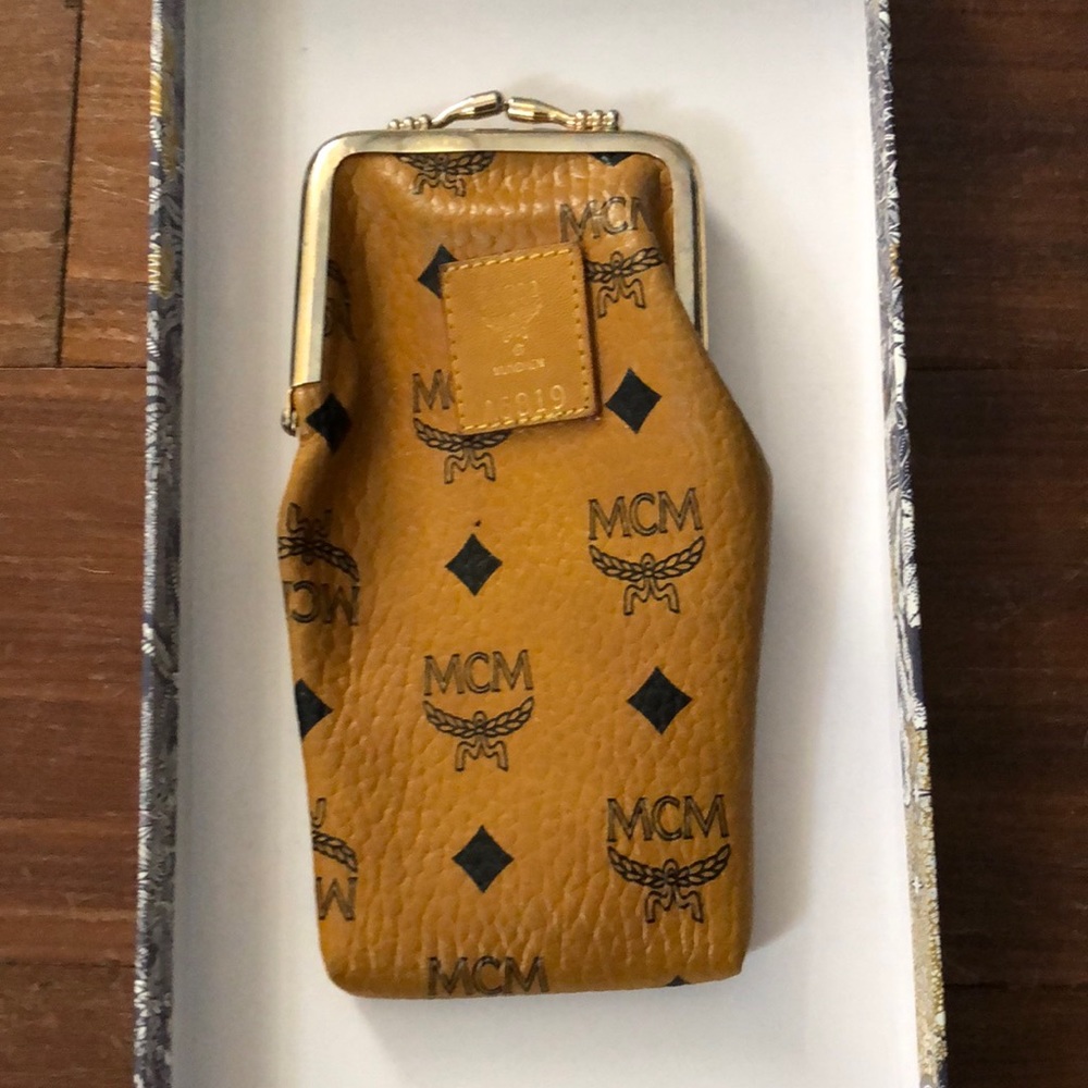 AUTHENTIC MCM pouch holder